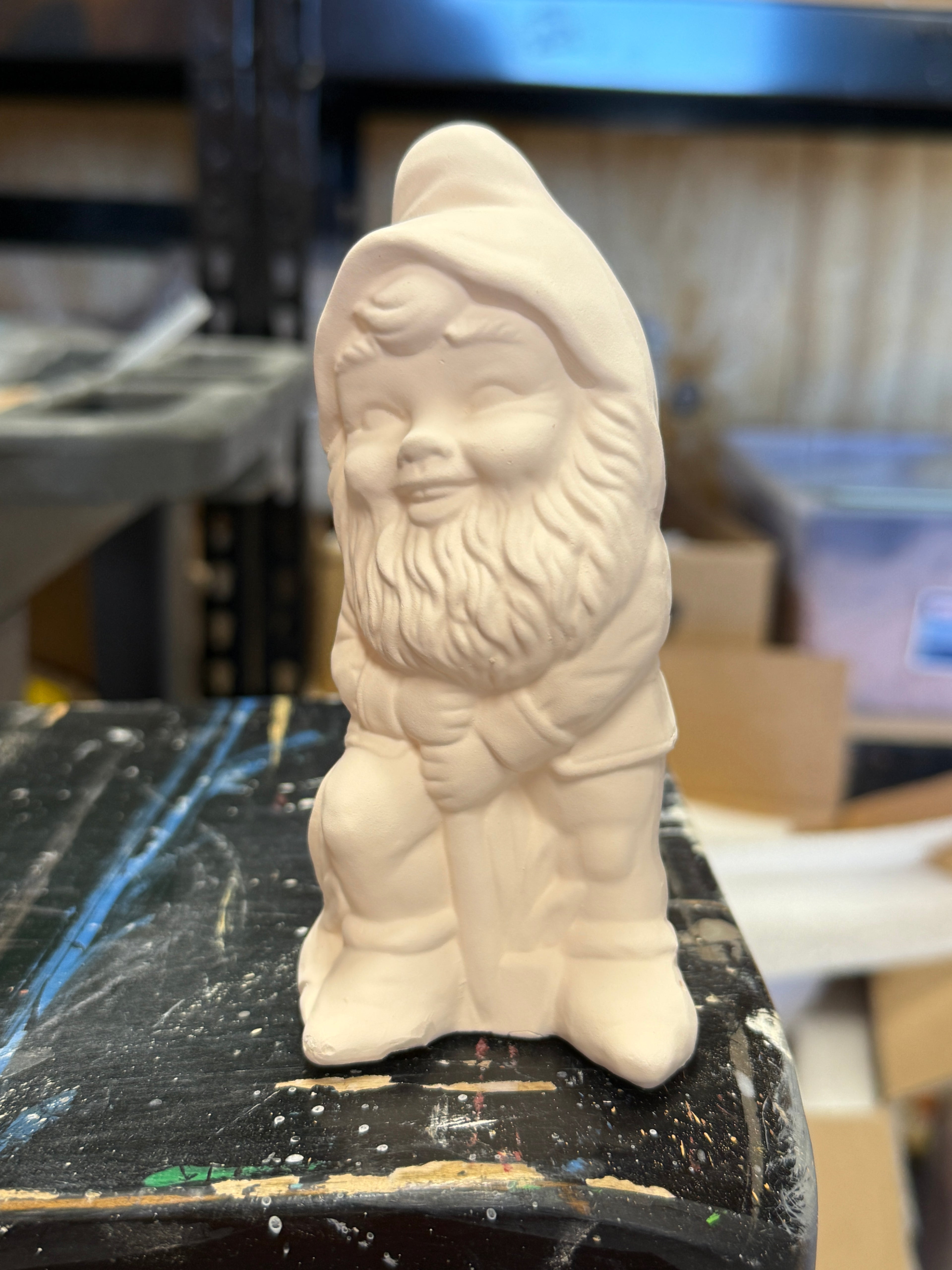 Paint Your Own Bisque Gnome