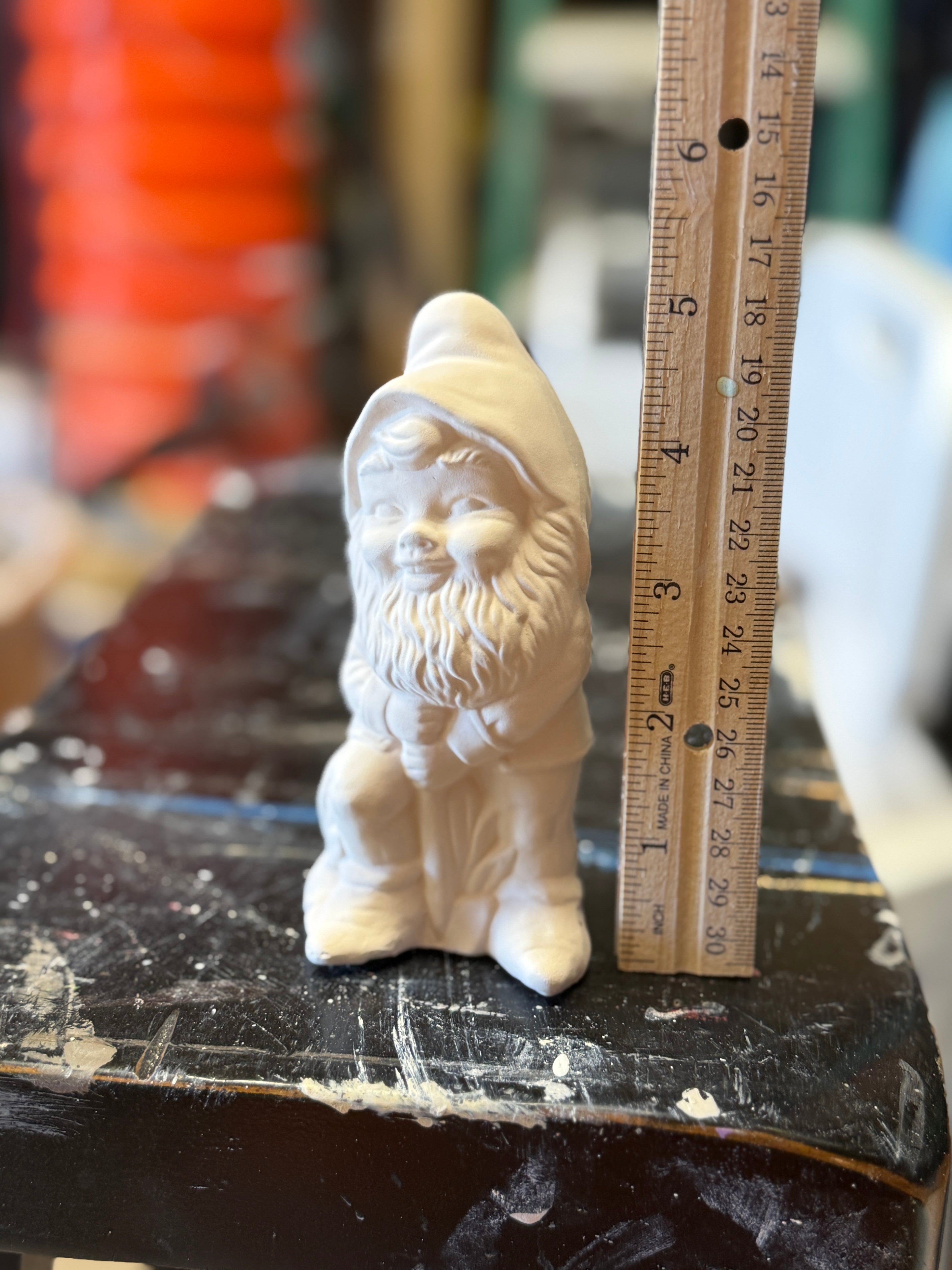 Paint Your Own Bisque Gnome