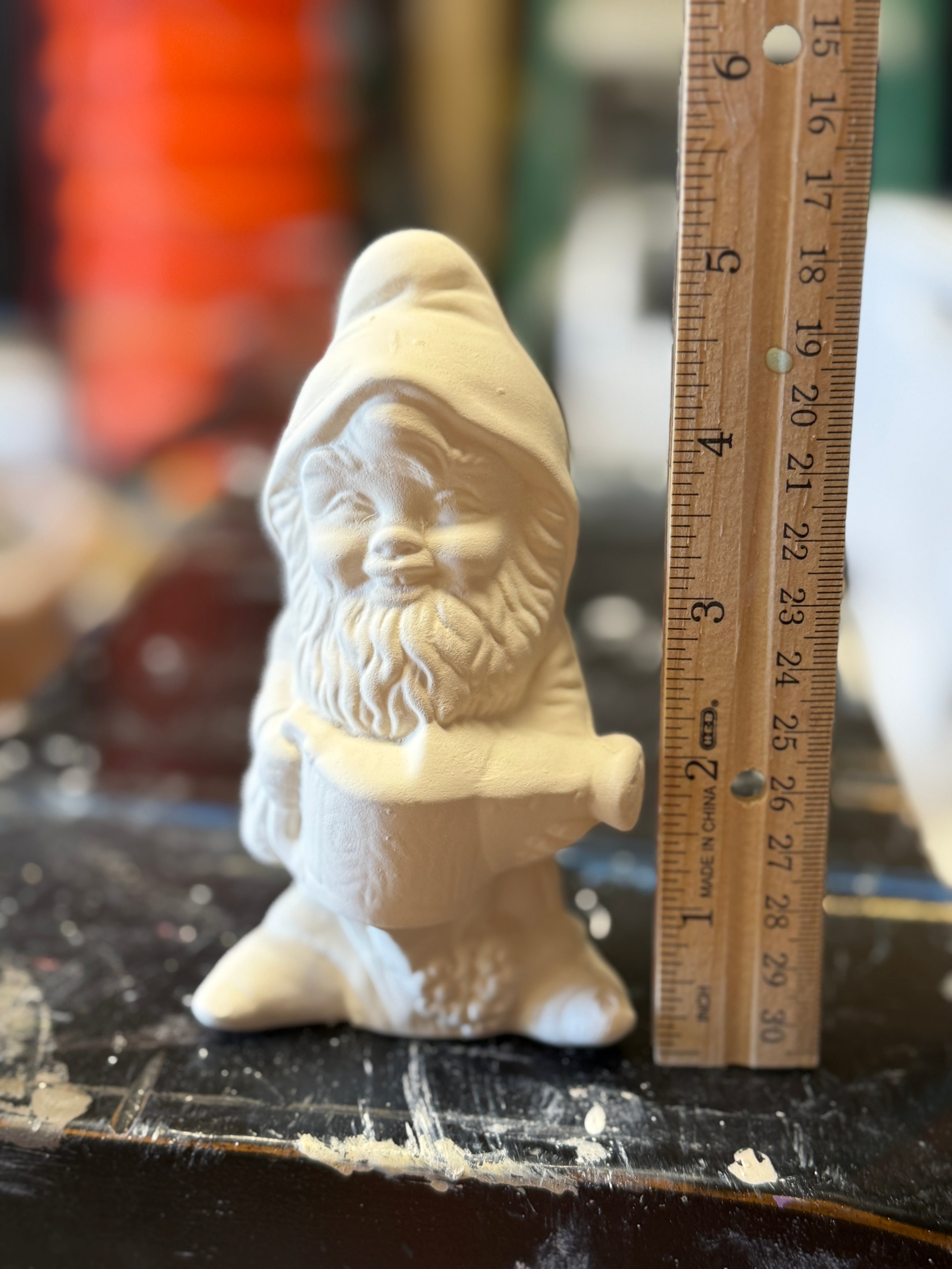 Paint Your Own Bisque Gnome