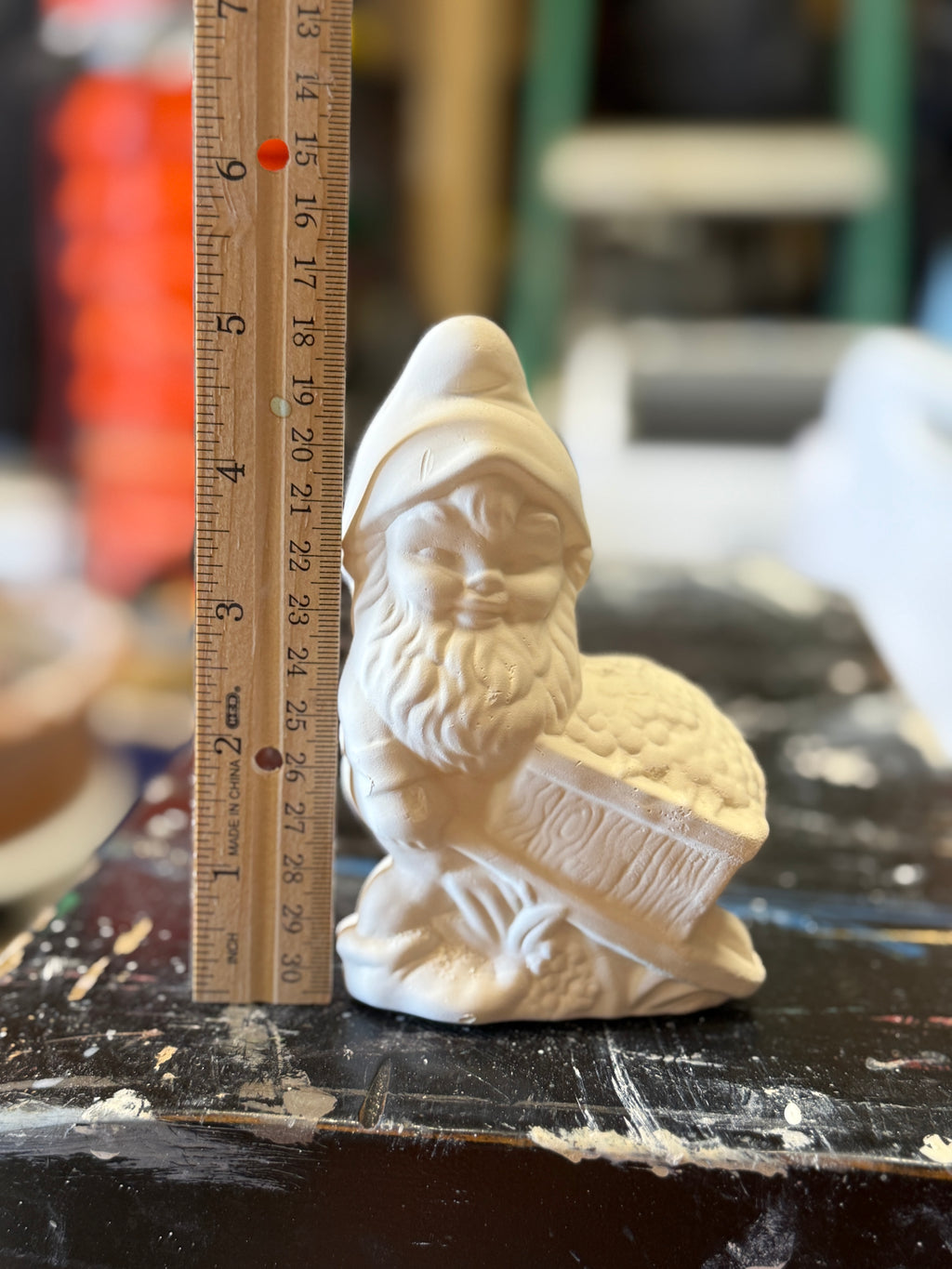 Paint Your Own Bisque Gnome
