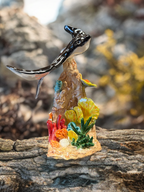 Handcrafted Ceramic Eagle Ray Sculpture