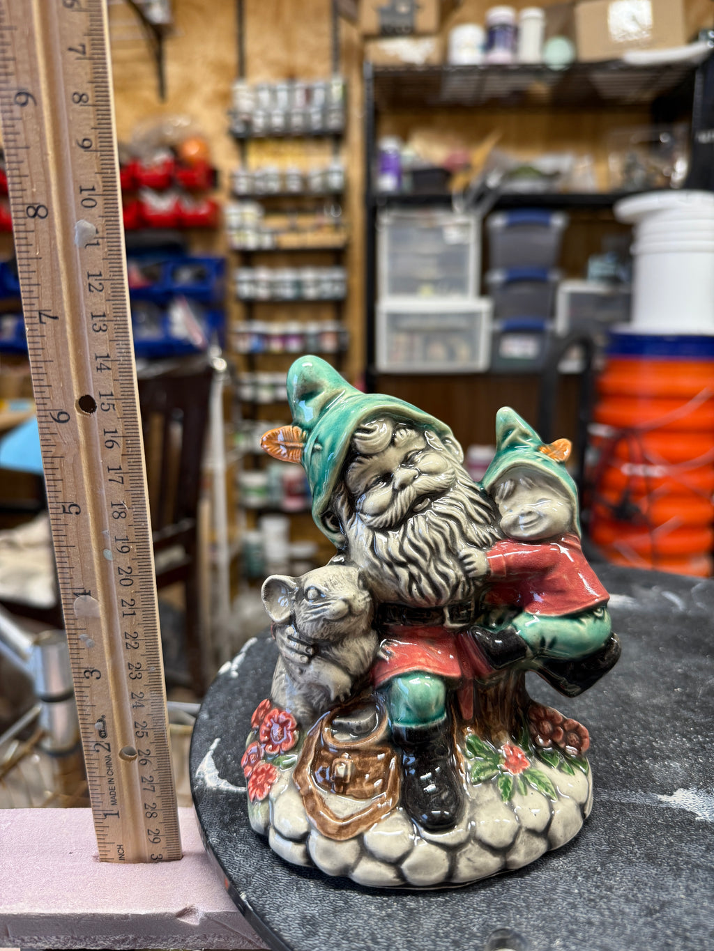 Playful Garden Gnome