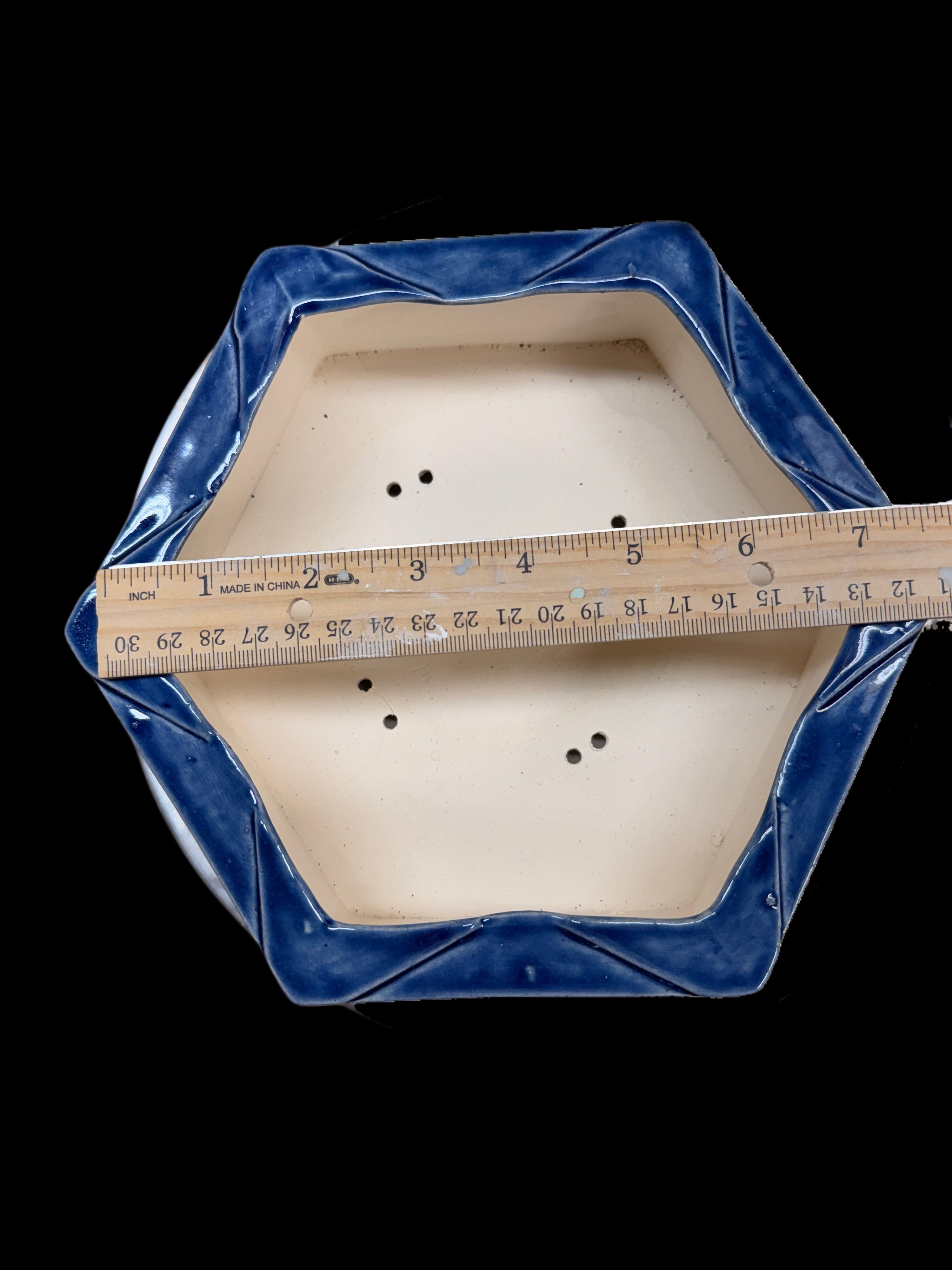 Blue Star Bonsai Pot