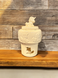 Cream Ceramic Unicorn Diffuser with Embossed Design