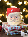 Ceramic Santa Claus Oil Diffuser - Holiday Aromatherapy