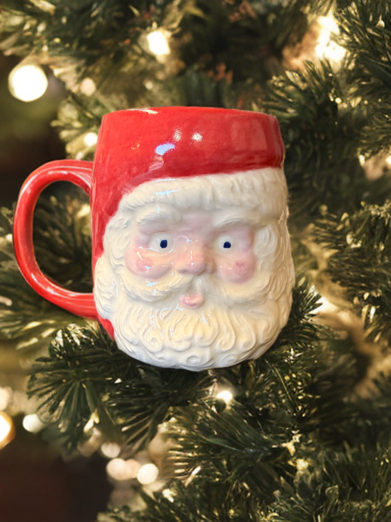 Ceramic Santa Claus Oil Diffuser - Holiday Aromatherapy