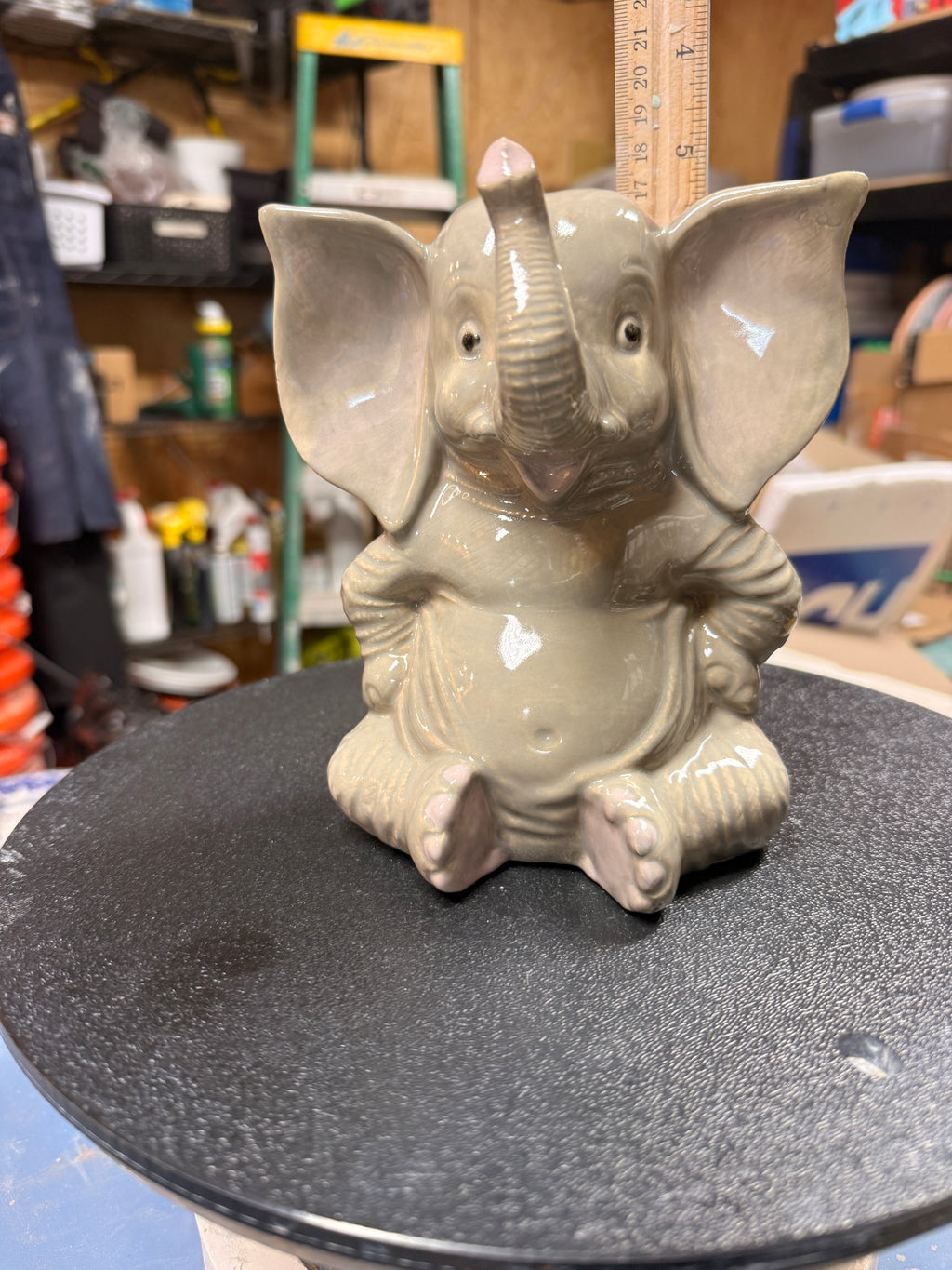 Handcrafted Ceramic Elephant Sculpture