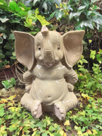Handcrafted Ceramic Elephant Sculpture