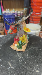 Handcrafted Ceramic Eagle Ray Sculpture